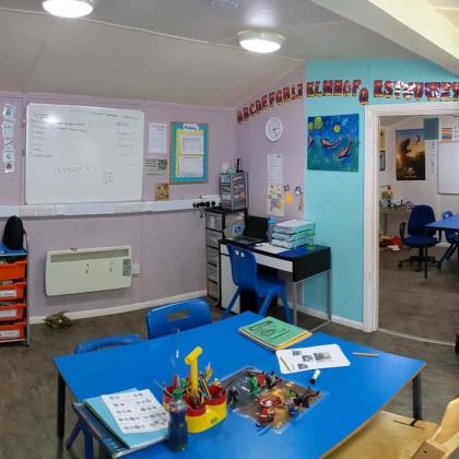 Eden School Macclesfield classroom in outer building 3