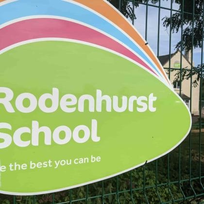 Rodenhurst school sign